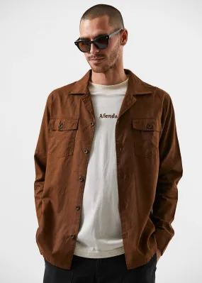 Afends Mens Maverick - Hemp Work Shirt