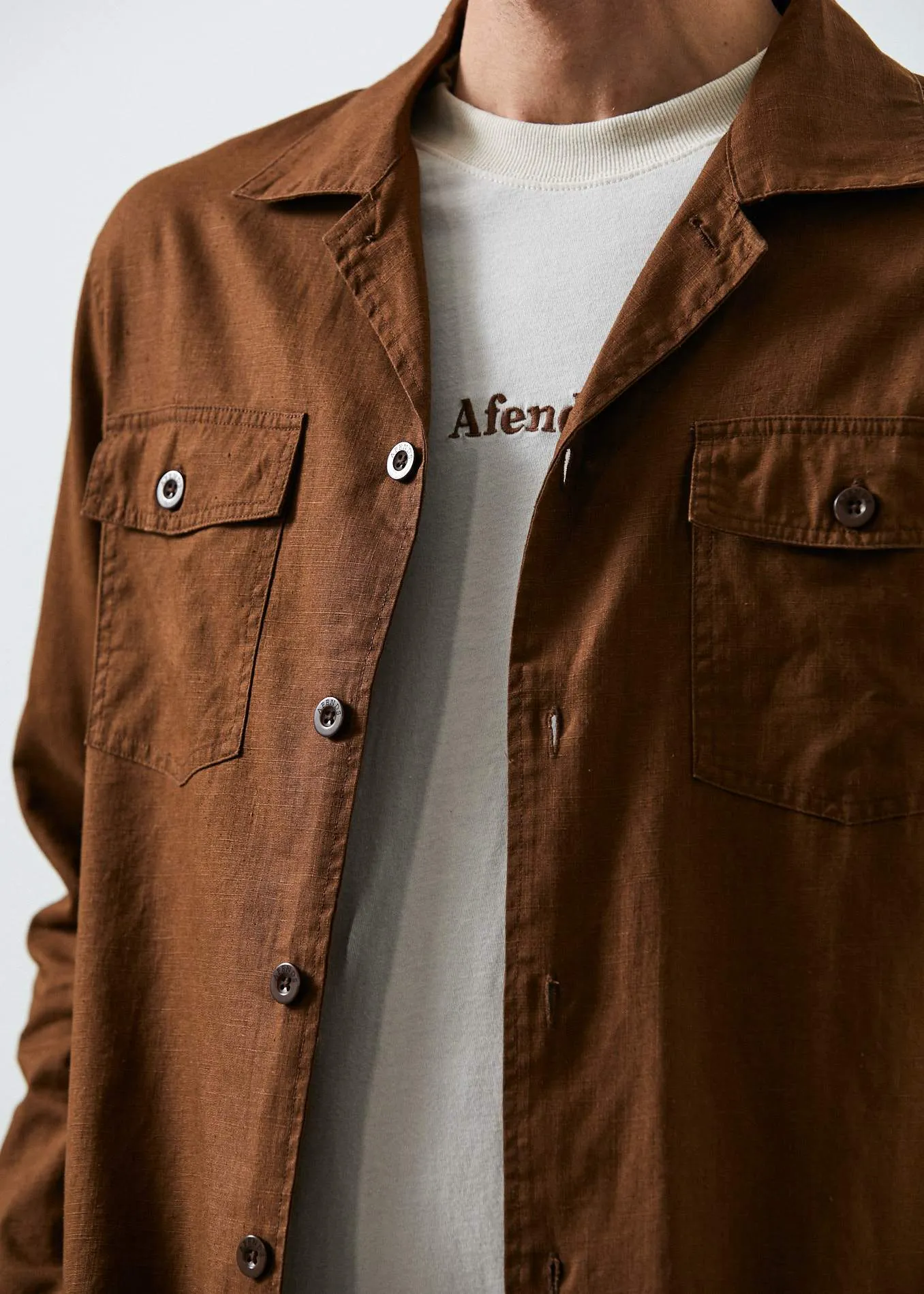 Afends Mens Maverick - Hemp Work Shirt