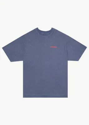 AFENDS Mens Staple - Boxy Fit Tee - Washed Marlin