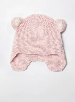 Baby Teddy Hat in Pink