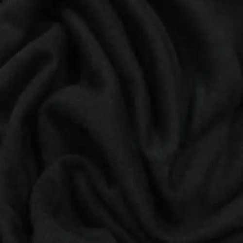 Black Bamboo Hemp Stretch Jersey Fabric -  310 GSM, $12.15/yd - Rolls