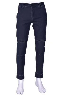 Black Zipper Slim Fit Pants