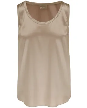 Bocage Silk Scoopneck Tank