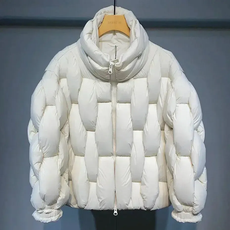 Braided Puffer Jacket