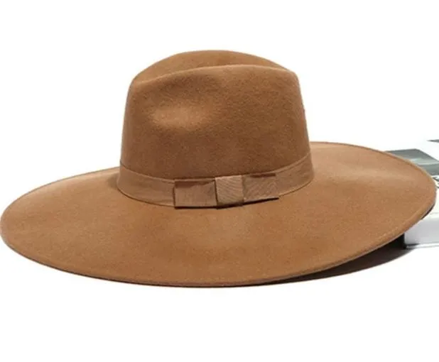 Brim Fedoras Wool Felt Hat