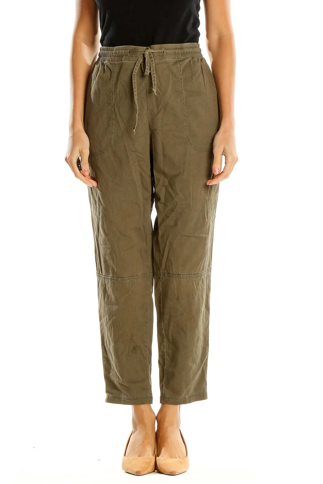 Brown Casual Cargos Pants