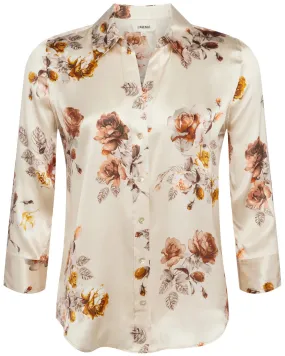 Buff Rose Floral Dani Blouse