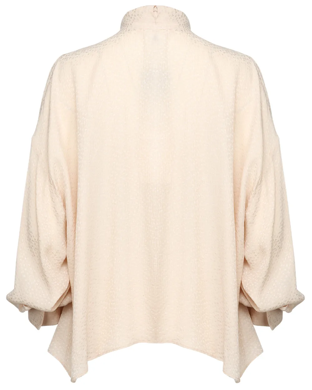 Cameo Rose Drape Neck Blouse