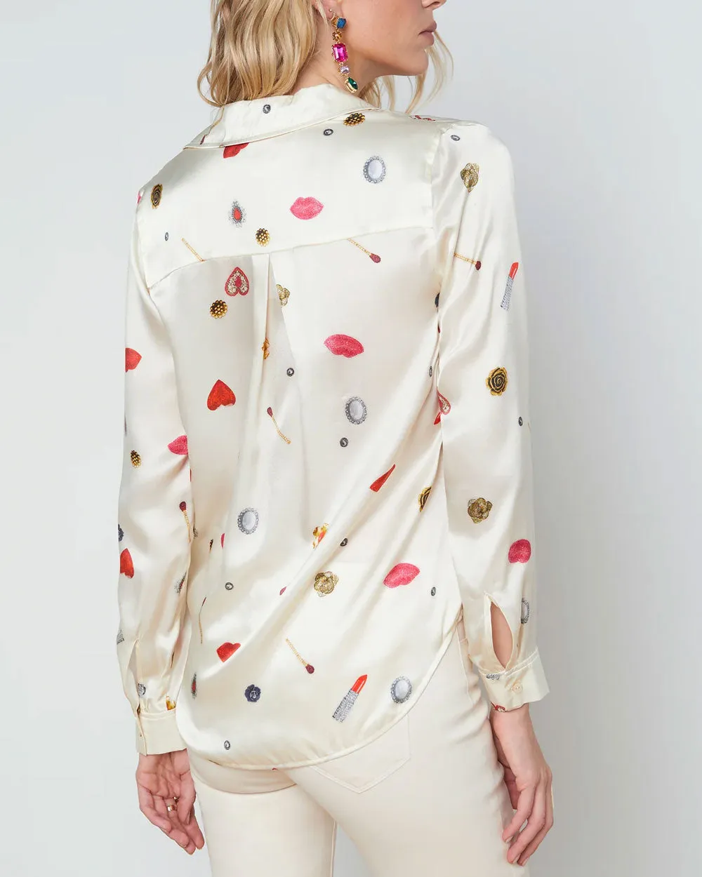 Champagne Heart Long Sleeve Tyler Blouse