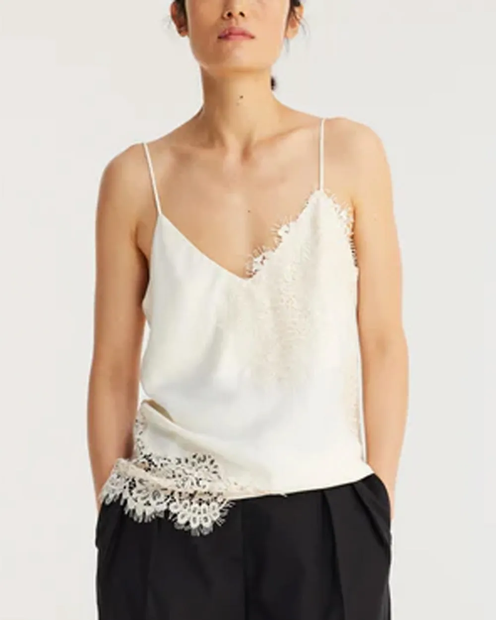 Cream Lace Camisole