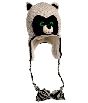 Crochet Rockey Racoon Hat