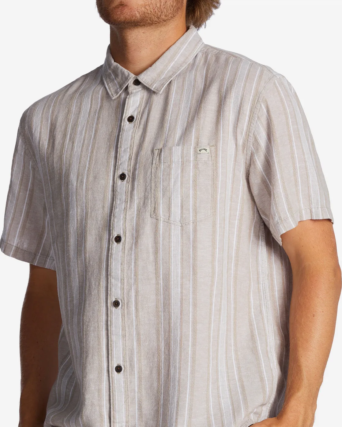 Daily Hemp Short Sleeve Shirt - Chino