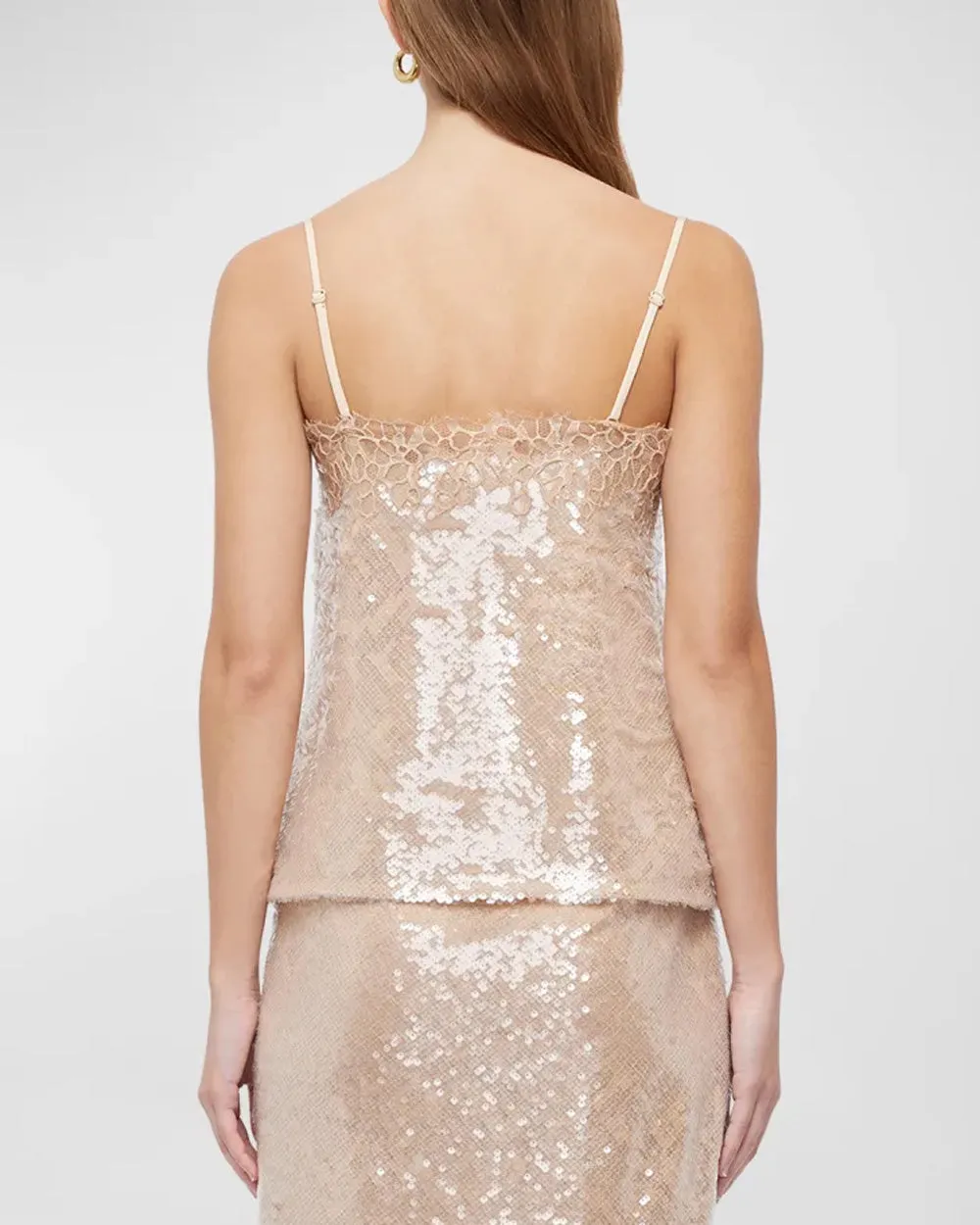 Ginger Root Sequin Arlene Cami Top