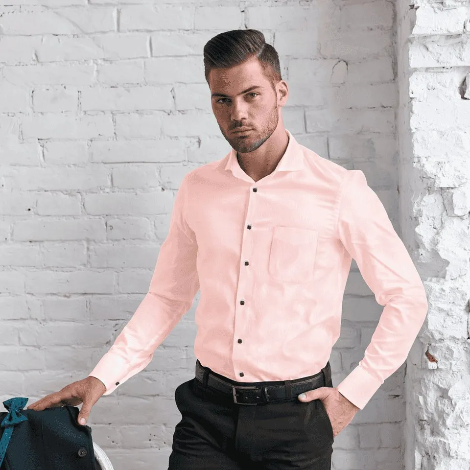 Hemploom - Elegant Hemp Shirt in Light Pink