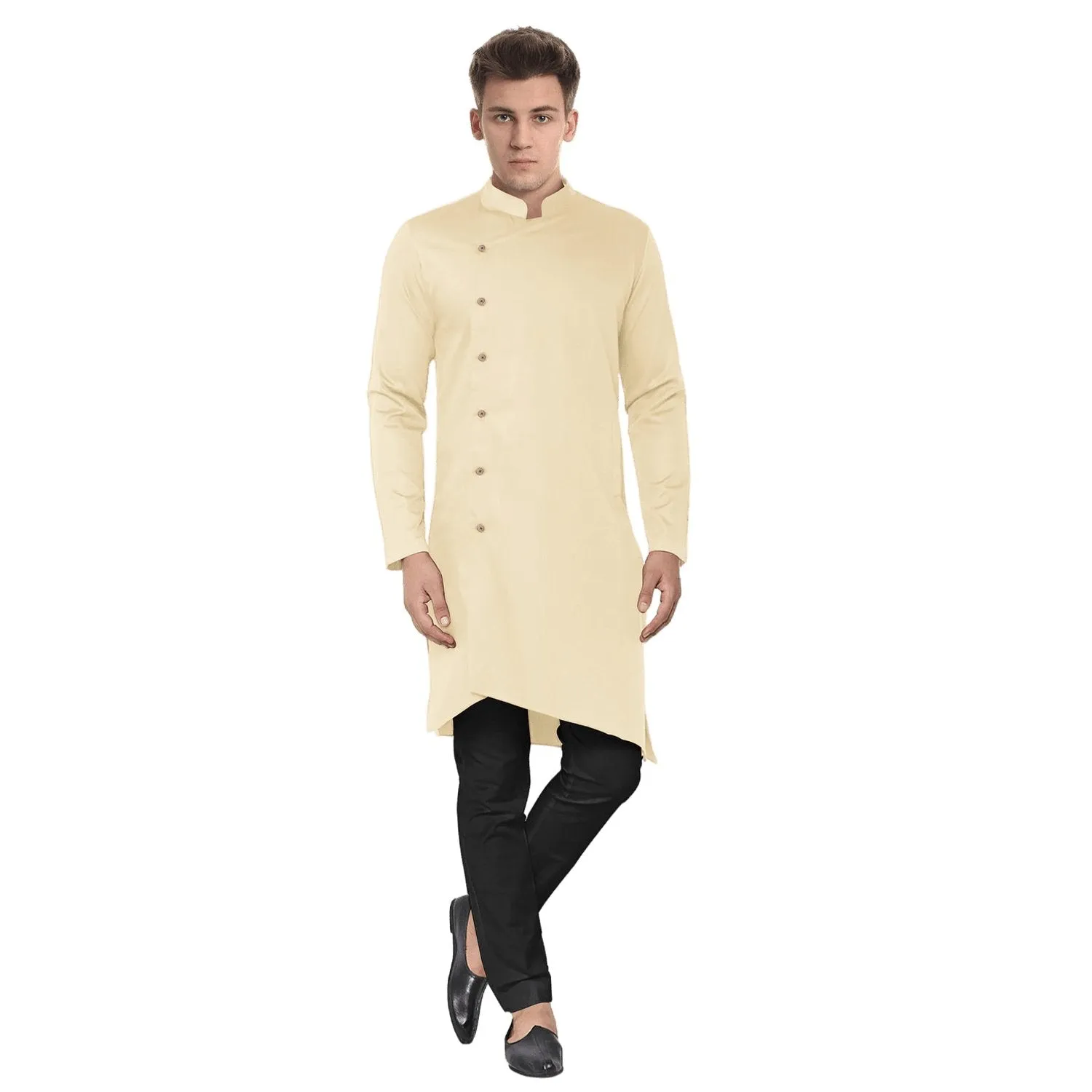 Hemploom - Festive Hemp Kurta in Yellow Colour