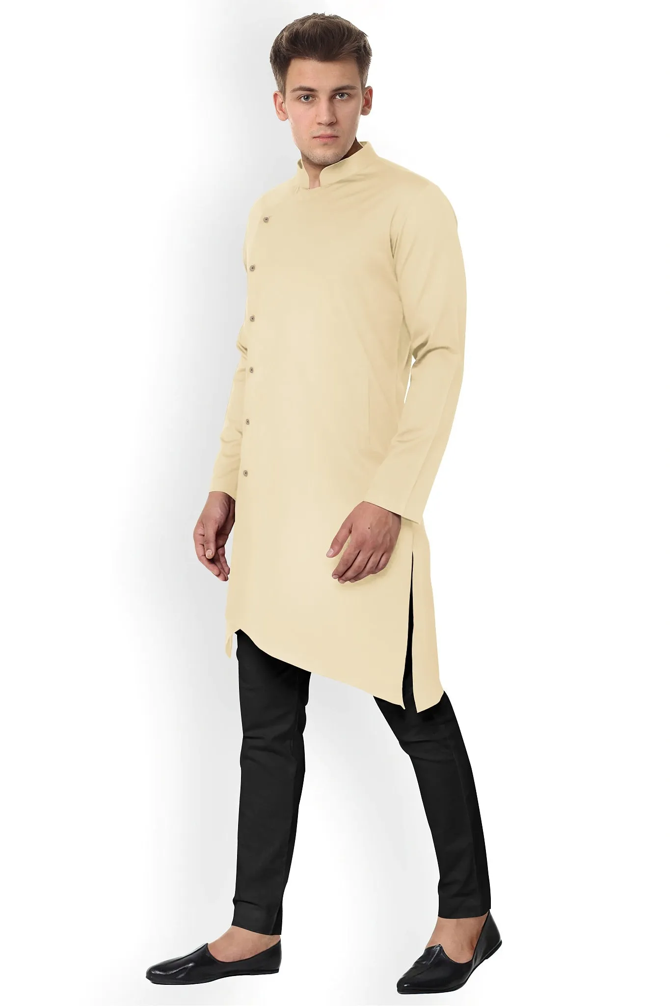 Hemploom - Festive Hemp Kurta in Yellow Colour