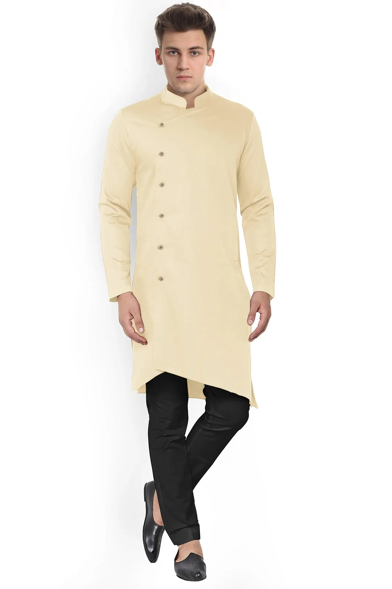 Hemploom - Festive Hemp Kurta in Yellow Colour