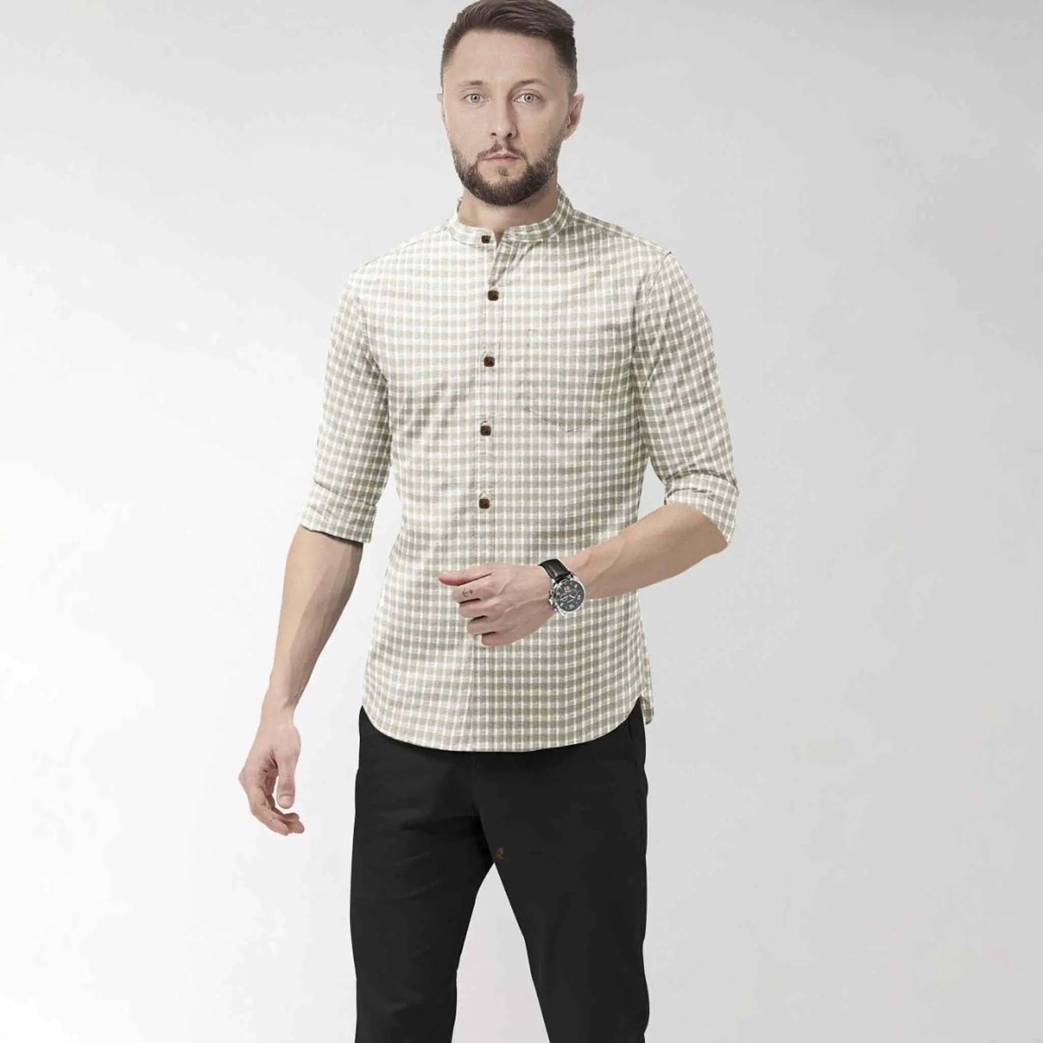 Hemploom - Minimalist Pure Hemp Shirt in Stripes - 963