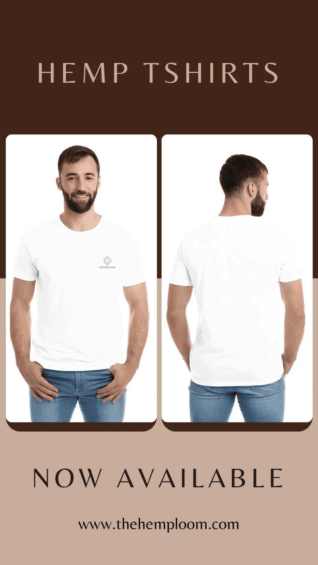 Hemploom - Sustainable Hemp Blend T-Shirt - White