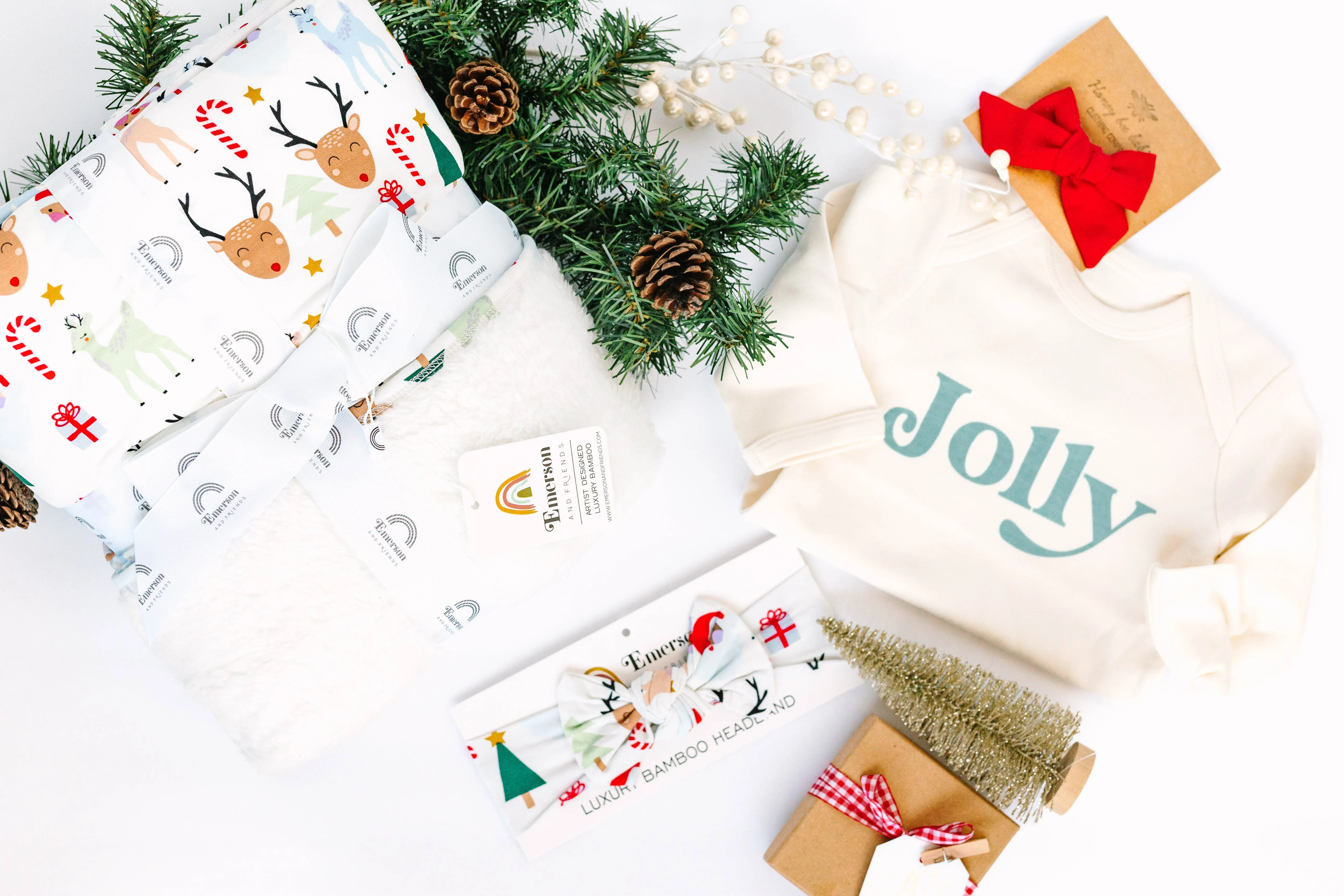 Holiday Santa and Friends Headband