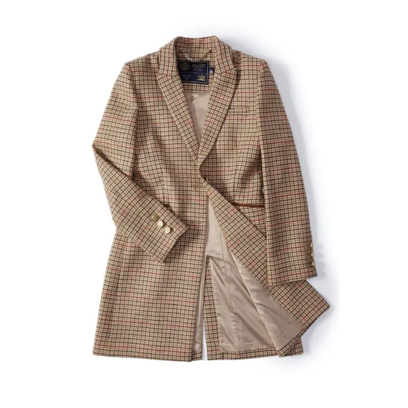 Holland Cooper Highgrove Ladies Tweed Coat - Charlton Tweed