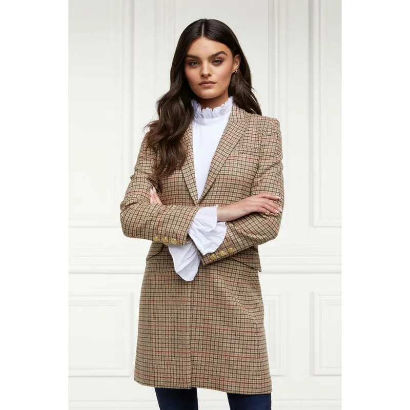 Holland Cooper Highgrove Ladies Tweed Coat - Charlton Tweed