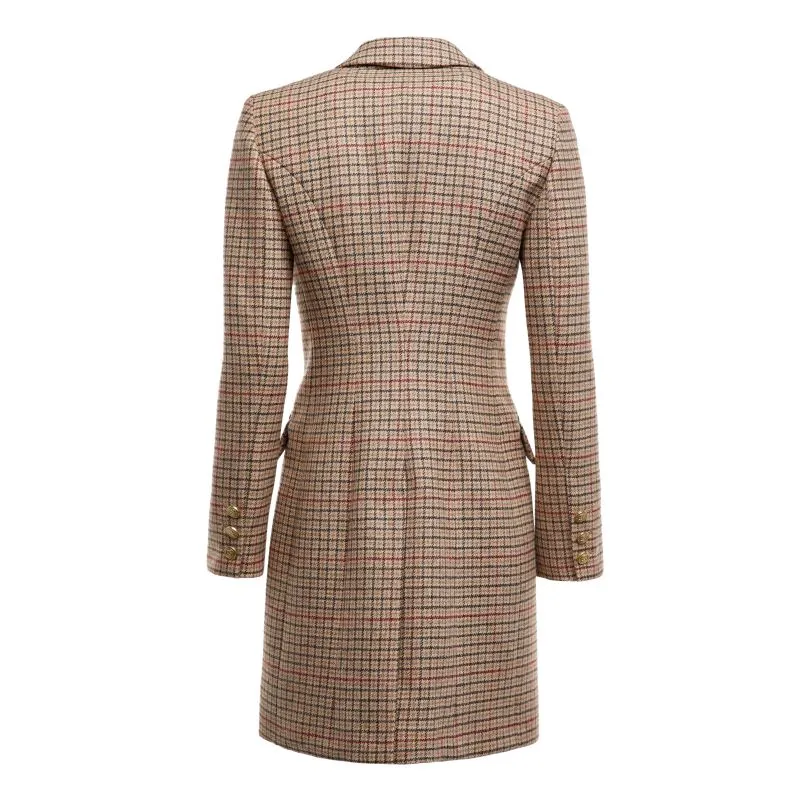 Holland Cooper Highgrove Ladies Tweed Coat - Charlton Tweed