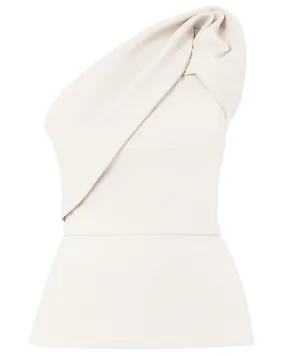 Ivory Single Shoulder Jaida Top