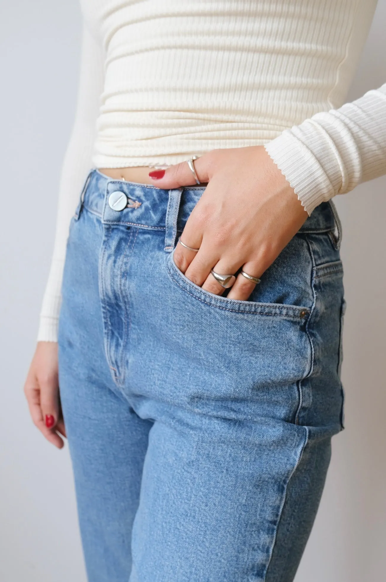 jeans - alba - light blue