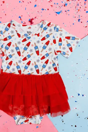 Little Miss Firecracker Dream Tutu Bodysuit Dress