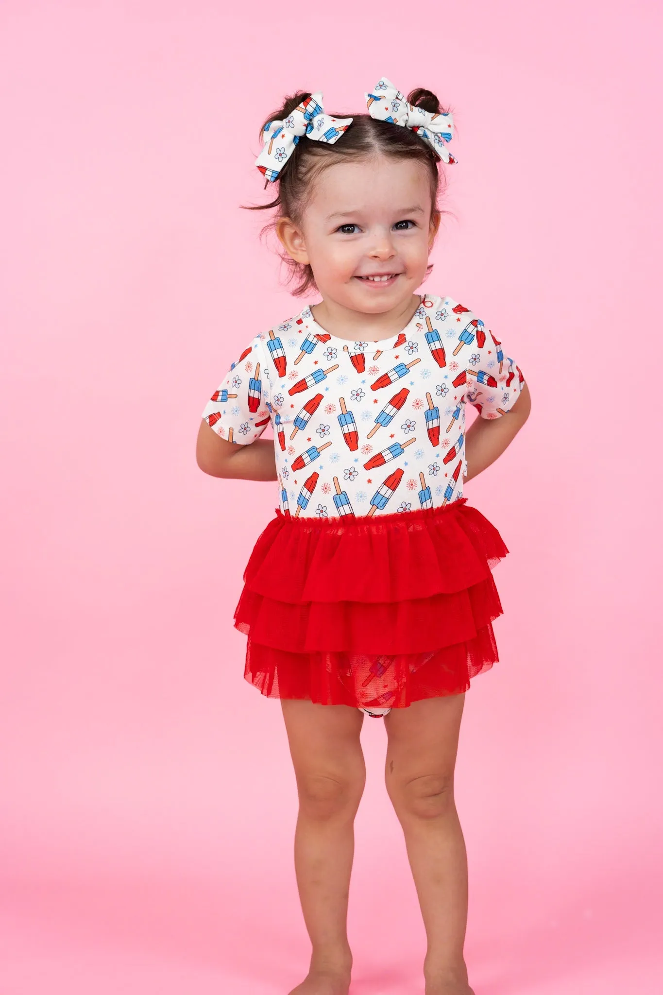 Little Miss Firecracker Dream Tutu Bodysuit Dress