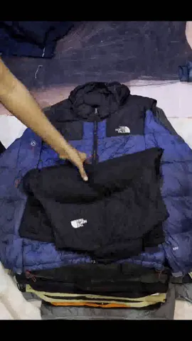 Mix branded puffer jackets