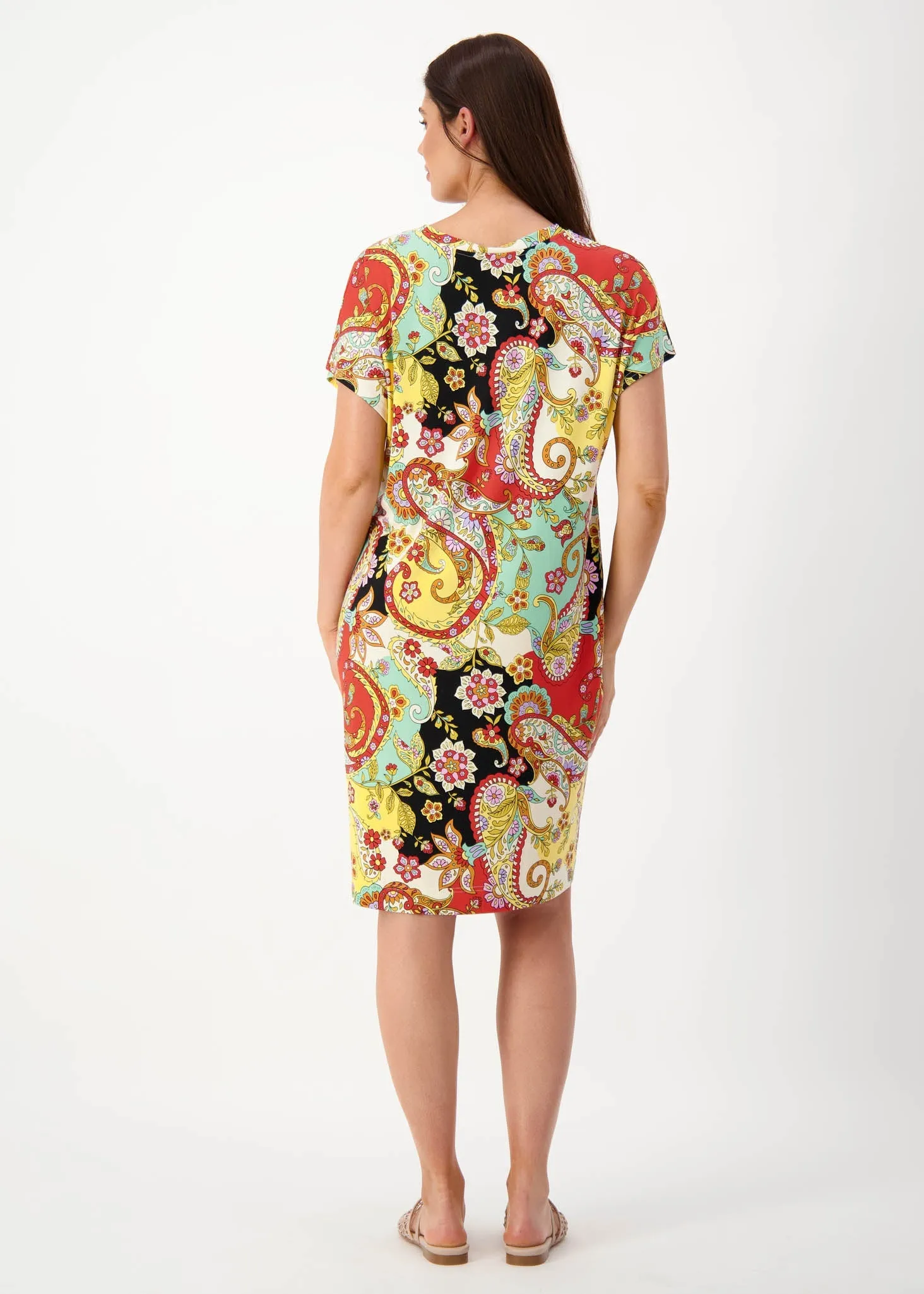 Nicks Bamboo Short Sleeve T-Shirt Dress - Noosa Pucci