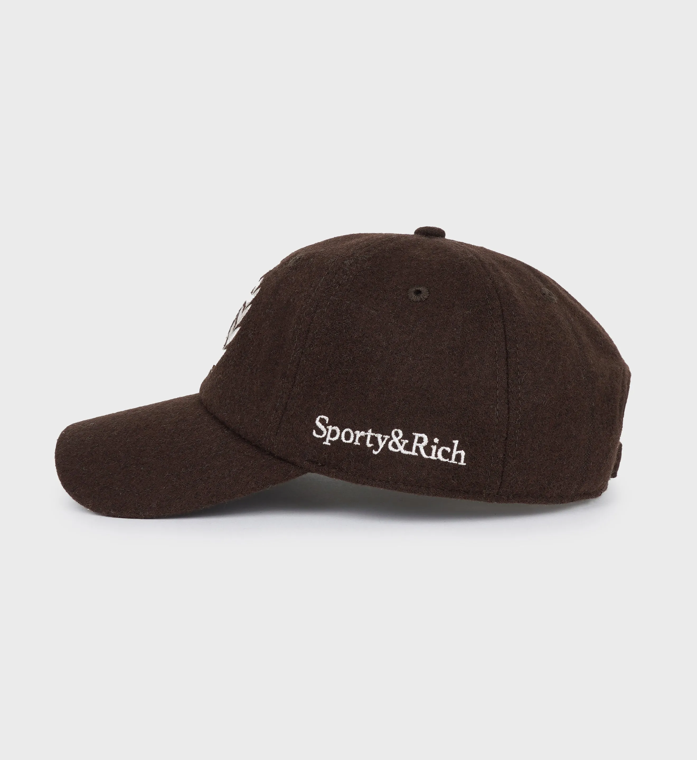 NY Crest Wool Hat - Chocolate