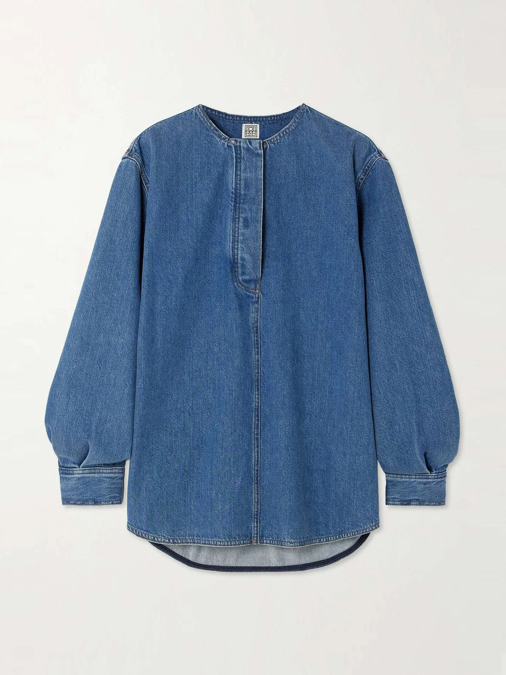 Organic denim shirt