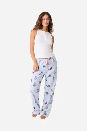 PJ Salvage Coffee & Cat Naps Flannel Pant