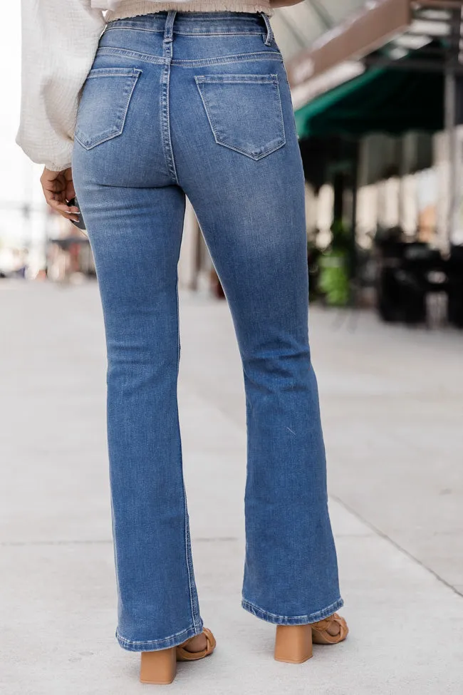 Reagan Medium Wash Flare Jeans FINAL SALE