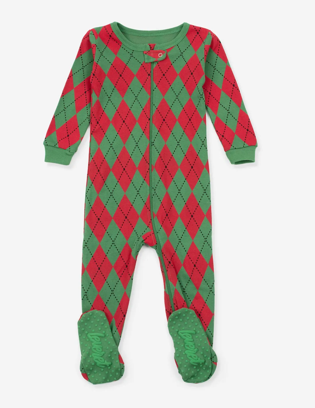 Red & Green Matching Family Pajama Set