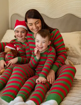 Red & Green Matching Family Pajama Set