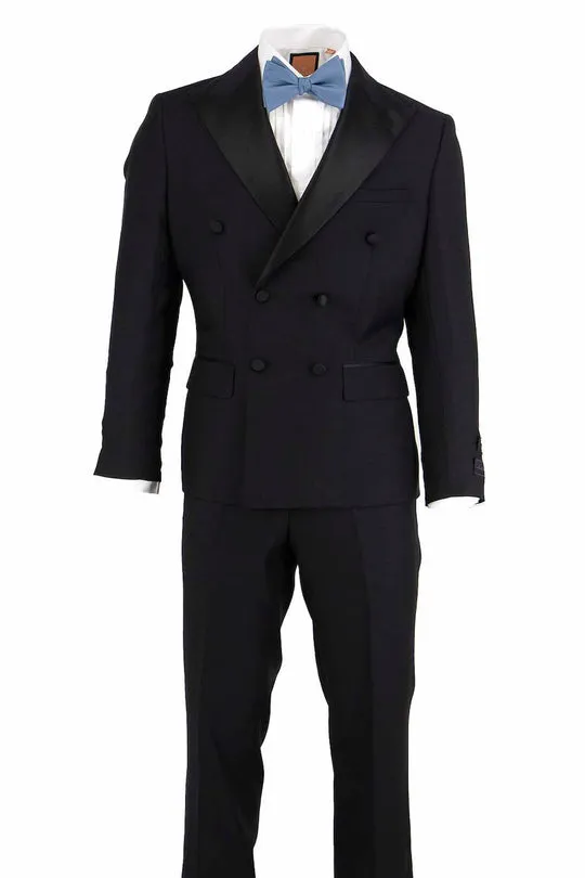 Tiglio Luxe Pistoia Double Breasted Navy Tuxedo Tig1002