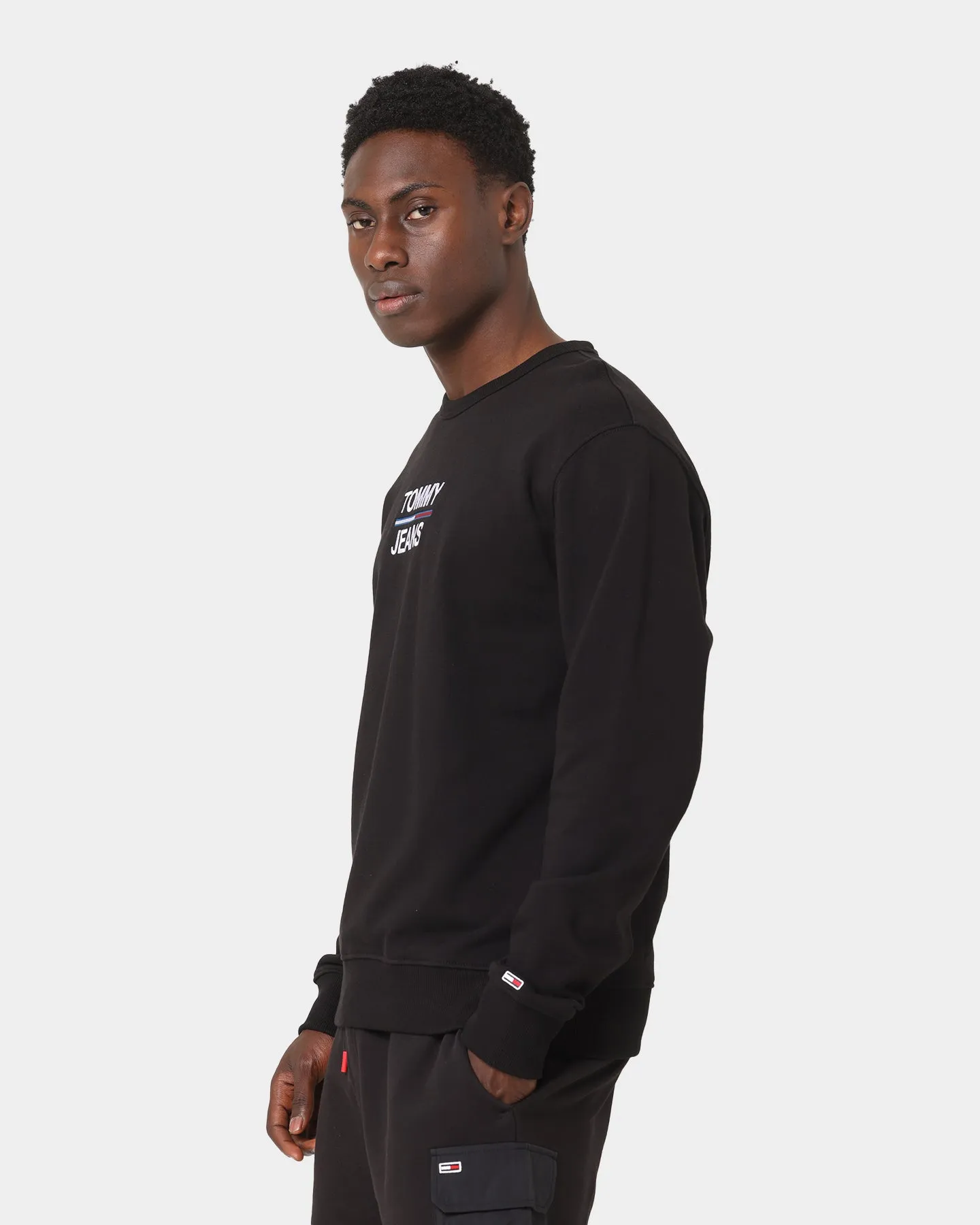 Tommy Jeans Essential Crewneck Black