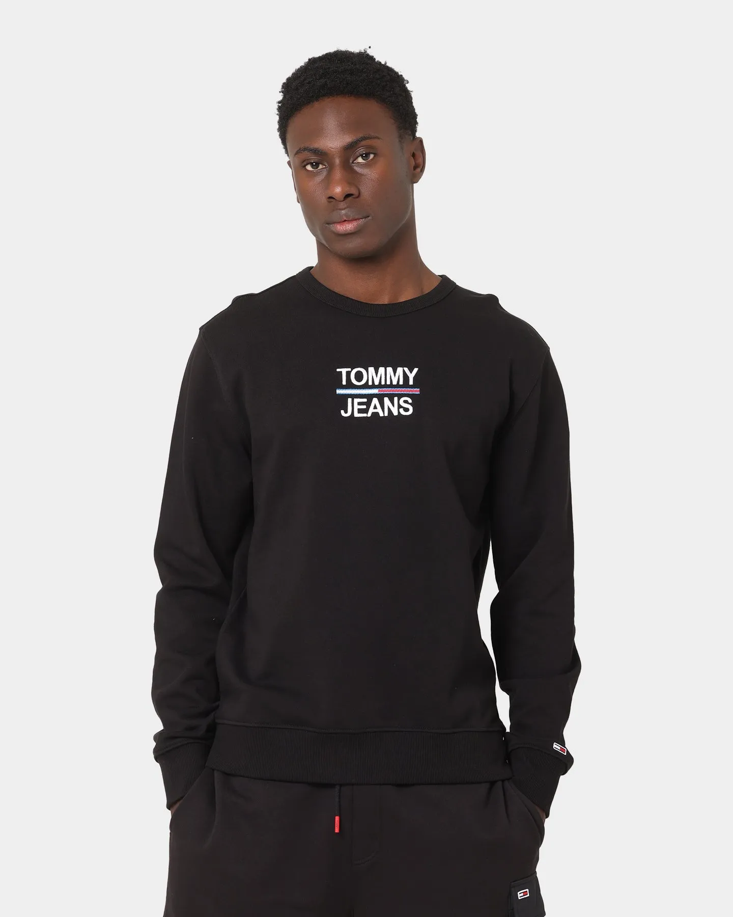 Tommy Jeans Essential Crewneck Black