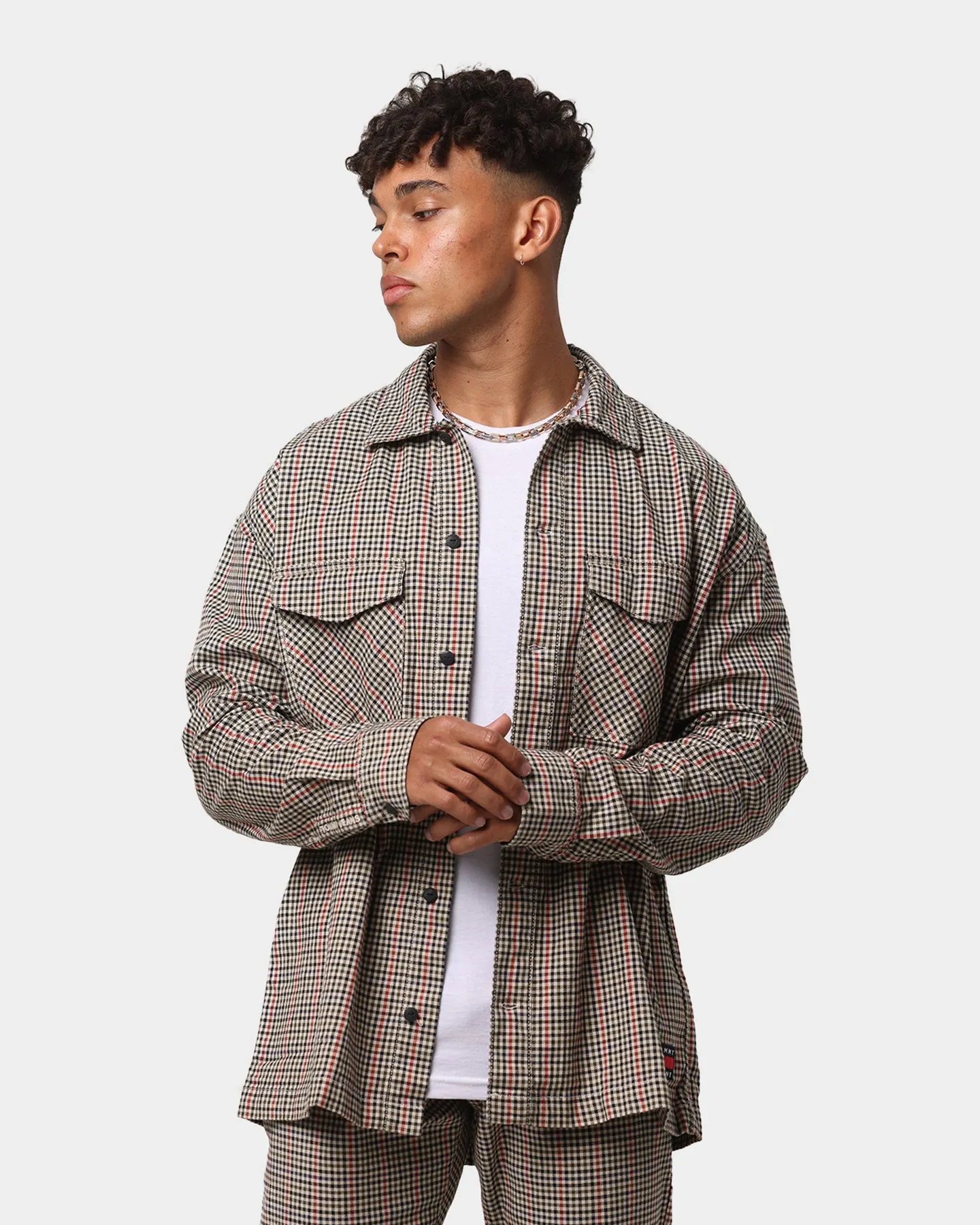 Tommy Jeans Mini Check Shirt Houndstooth