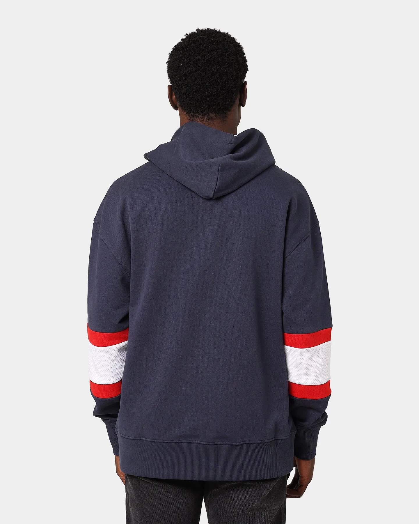 Tommy Jeans Rugby Stripe Contrast Lining Hoodie Twilight Navy/Multi