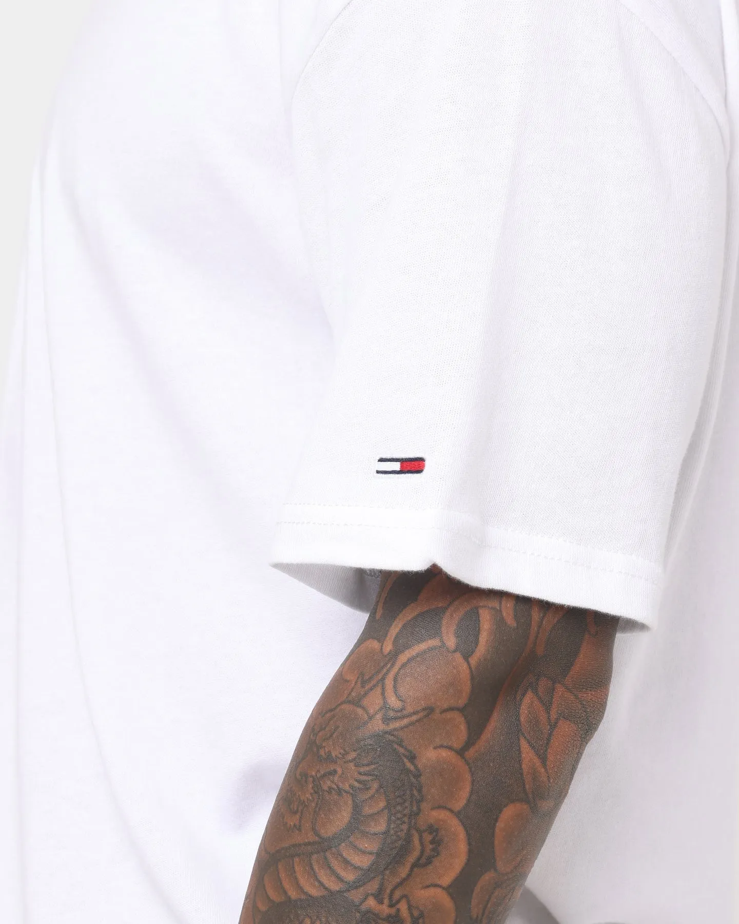 Tommy Jeans Vintage Flag T-Shirt Off White