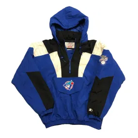 Vintage 90s Toronto Blue Jays Starter Pullover Puffer Jacket Size L