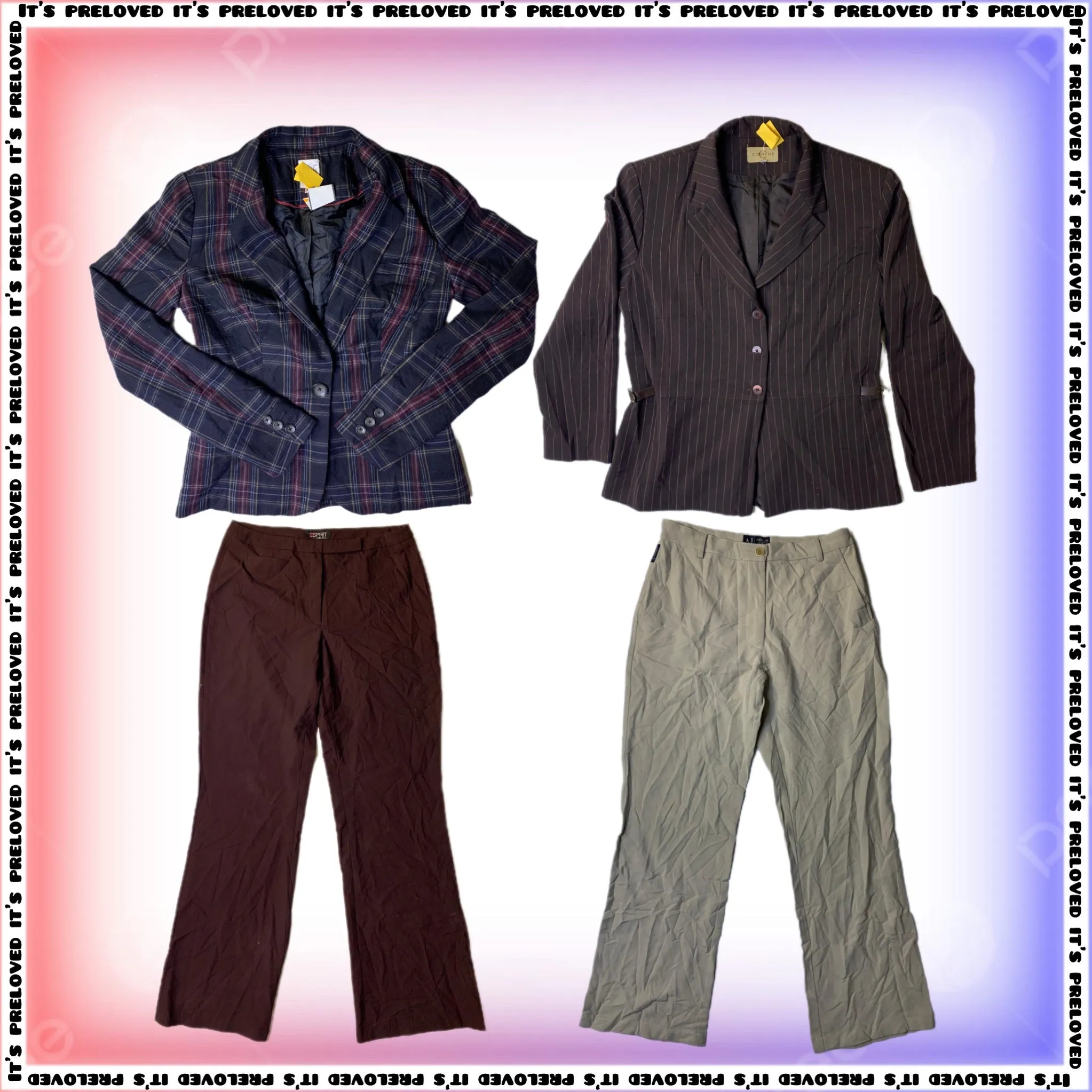 Y2K- Flared Pants and Structured Blazers (SS-570)